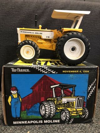 Vintage Ertl Toy Farmer Minneapolis Moline G750 Tractor 1994 1/16 Authentic