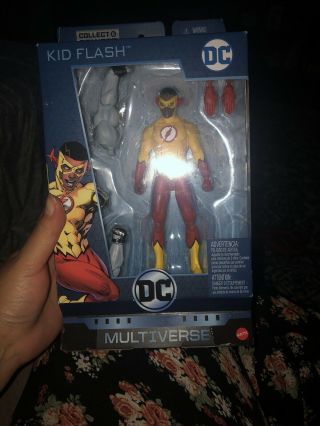 Dc Multiverse Lobo Series Kid Flash (wallace West) Action Figure Teen Titans