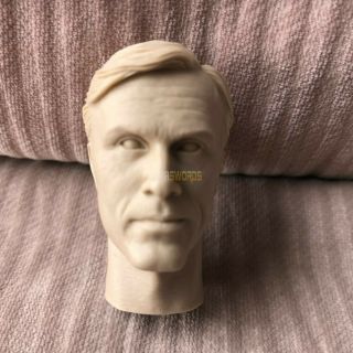 1/6 Scale Head Sculpt Inglourious Basterds Hans Landa Unpainted Normal Face Au