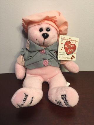 I Love Lucy Collecticritters Pink Beanie Bear - Episode 39 " Job Switching "