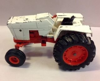 Case Agri King Tractor Farm Toy Ertl Die Cast White Orange Vintage