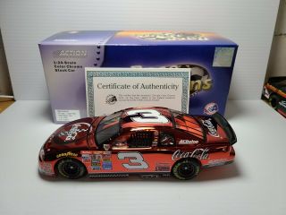 1998 Dale Earnhardt Sr 3 Coke / Japan Race Color Chrome 1:24 Nascar Action Mib