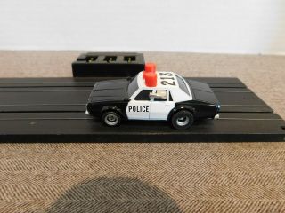 Vtg.  Aurora Ho Slot Car Afx Magna Traction Chevy Police Car 213