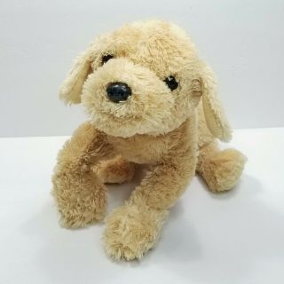 Ty Puppy Dog Brown Tan Yellow Labrador Plush Stuffed Animal Floppy 14 " Long
