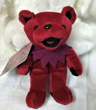 Scarlet Grateful Dead Bean Bear Collectibles 1999 Nwt Plush