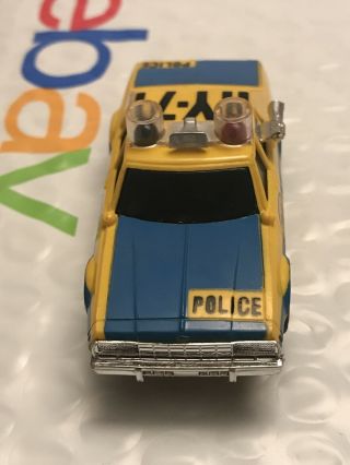 Vintage Afx Aurora Chevy Caprice Police Cruiser Hy - 71 Yellow Ho Scale Slot Car