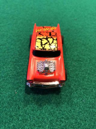 Tyco Ho Scale Slot Car Orange ‘57 Chevy Hot Rod Hp7