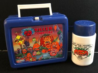 Rare Attack Of The Killer Tomatoes Lunchbox & Thermos