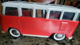 Vintage Buddy L Pressed Steel Vw Volkswagen Bus Or Restoration