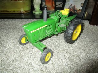 John Deere Farm Toy 3020 4020 Wide Front End Tractor 4 Lever Good Shape