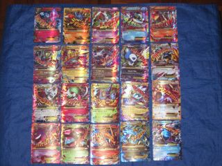 Set Of 120 Pokemon Cards 20pcs.  Mega 100pc.  Ex Trading English Cards