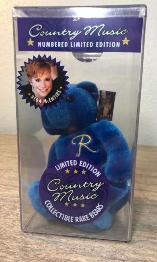 Country Music Collectible Bear 1999 Reba Mcentire