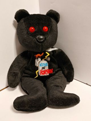 Celebrity Bear Star 13 Stephen " King Of Horror " Teddy Bean Bag Plush Rare
