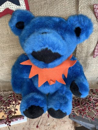 Vintage Blue 1990 Grateful Dead Jointed Stuffed 12 " Plush Bear Steven Smith