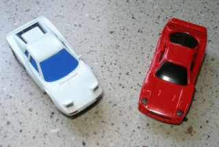Vintage Radio Shack Ring Of Terror Battery Operated Speed Road Racing Cars