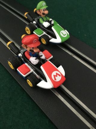 2 - Carrera Go Mario & Luigi 1/43 Slot Cars