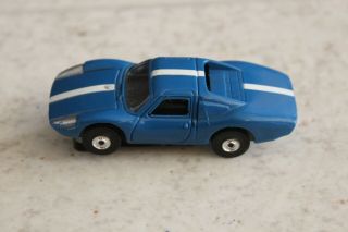 Vintage Aurora Thunderjet Ho Scale Porsche 904 Blue Slot Car