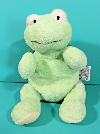 Ty Pluffies Zips Green Shell Turtle 10 " Plush Stuffed Animal Baby Lovey 2007