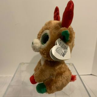 Ty Beanie Boos - ALPINE the Reindeer (6 Inch) (Red Antlers) MWMT 3