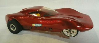 Look 1960`s Lancer " Thingee " 1/24 Slot Car Body On Champion Of Chamblee Chassis