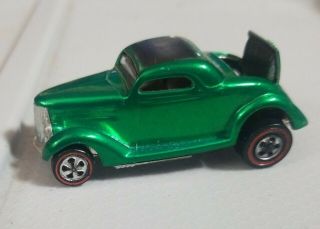 Hot Wheels Redlines Htf Apple Green Classic 36 Ford Coupe Check It Out