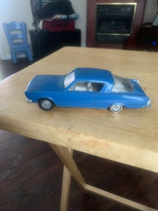 Vintage Strombecker Plymouth Barracuda 1:32 Slot Car Blue