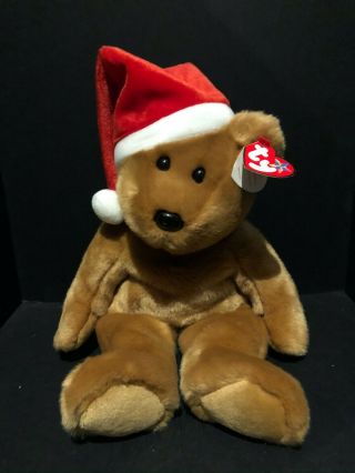 TY Beanie Buddies 1997 Holiday Teddy Bear 14 