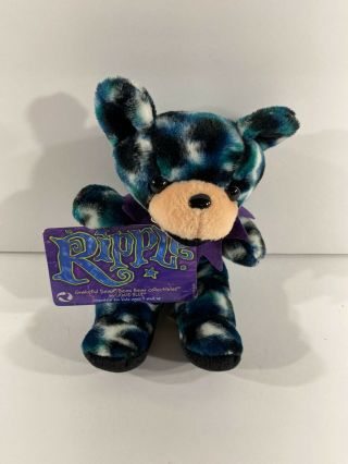 Grateful Dead Beanie Bean Bear Collectibles Ripple 1998 Plush Liquid Blue