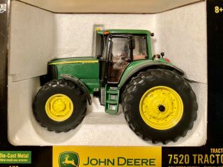 Ertl John Deere 7520 Tractor W/ Duals Collector Edition 1/16 Scale
