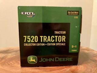 Ertl John Deere 7520 Tractor w/ Duals Collector Edition 1/16 scale 3