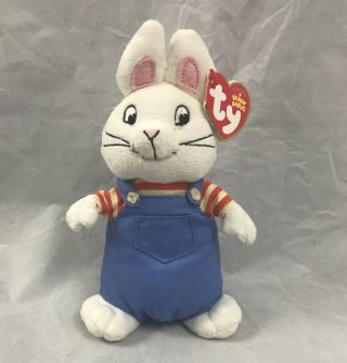 Ty Beanie Babies Baby Max The Bunny Rabbit Max And Ruby 7 Inch Nick Jr Plush