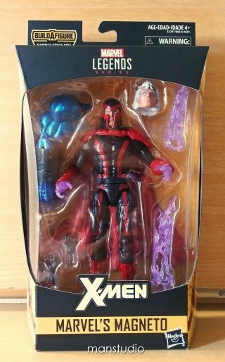 Authentic Marvel Legends 6 Inch Magneto Apocalypse Baf X - Men Series Figure Misb