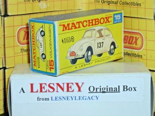 Matchbox Lesney 15d Volkswagen 1500 Type F1 Model Empty Box Only