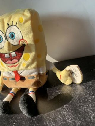 Ty Beanie Baby SpongeBob SquarePants Nickelodeon 2004 Plush 2