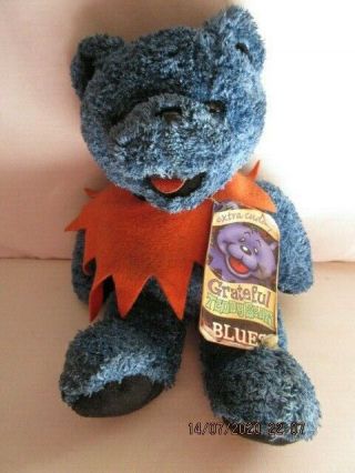 12” Grateful Dead Blues Teddy Bear Liquid Blue Plush Stuffed Animal