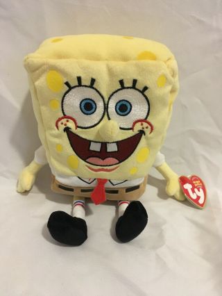 Ty 2004 Spongebob Squarepants 8” Beanie Babies Stuffed Plush