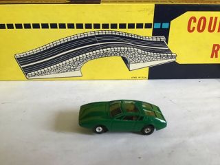 Vintage Aurora Thunderjet Mangusta Green 1400 Ho Slot Car