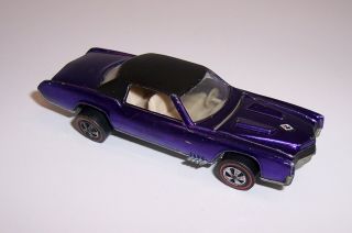 Hot Wheels Redline Custom El Dorado Spectraflame Purple 1968 Usa Playworn