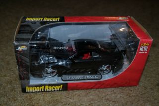 Jada Toys Black Toyota Supra Import Racer 1:24 Scale Die Cast