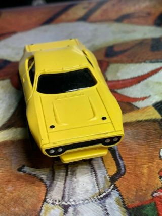 Aurora Afx Slot Cars Dodge Charger Body Yellow Run Fine See Picture