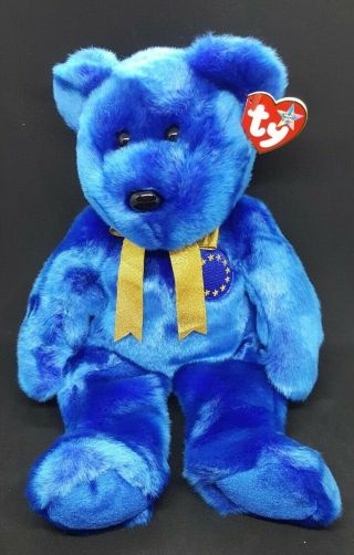 Ty 2001 Unity The Bear Beanie Buddy - European Exclusive - With Tags