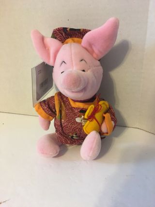 Winnie The Pooh Piglet (japan) Disney Store 8 " Mini Bean Bag Plush Piglett