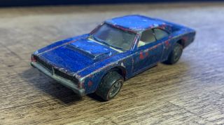 Vintage Hot Wheels 1969 Custom Dodge Charger Redline - Kid Paint