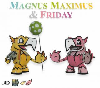 Joe Ledbetter Magnus Maximus & And Friday Set Rare Limited Eidition Of 399