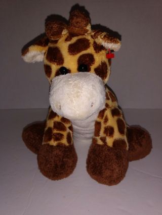 2006 Ty Pluffies Tiptop Giraffe Beanie Baby Plush 9 " Tall