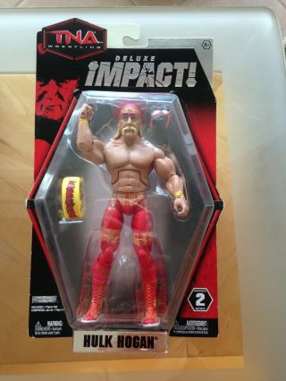 Tna Hulk Hogan Deluxe Impact Series 2 Jakks Pacific Wrestling Action Figure