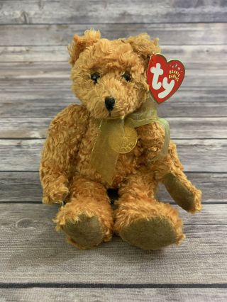 Teddy The Bear - Ty Beanie Baby - Rare Vintage Plush Stuffed Animal - Nwt