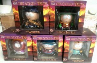 Kidrobot - South Park Stick Of Truth Set Of 5 X 3 " Vinyl Figures Rare Figurines