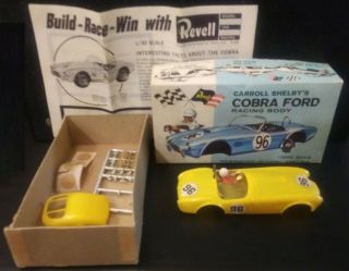 1964 Revell Carroll Shelby Cobra Ford Model/kit Slot Car Body