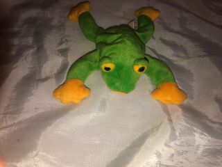 Very Rare Ty Beanie Baby Smoochy The Frog Retired 1997 Collectable Babies